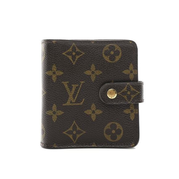 Louis Vuitton Compact Zip Monogram Wallet